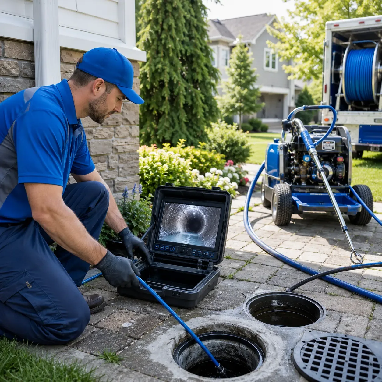 Outdoor drain cleaning professionals serving Norvell, MI